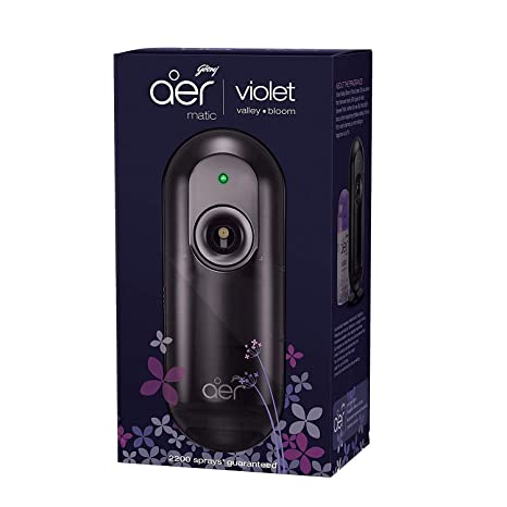 Aer Matic - Automatic Air Freshener Kit With Flexi Control, Violet Valley Bloom